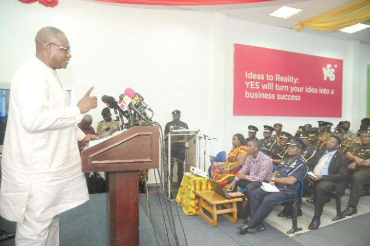 • Mr Prosper Bani, Minister of the Interior, answering questions during his turn at the meet the press series in Accra . Picture: EMMANUEL QUAYE • Mr Prosper Bani, Minister of the Interior, answering questions during his turn at the meet the press series in Accra . Picture: EMMANUEL QUAYE